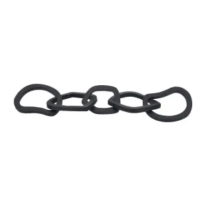 17" Metal Five-Link Chains - Black