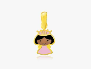18K Gold Princess of Faraway Castle Pendant <br> Storybook Collection