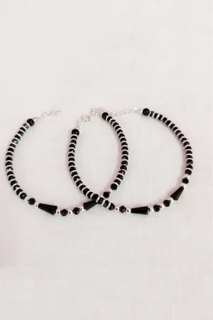 925 Silver Designer Unisex Baby Bangle Set (Design 185)