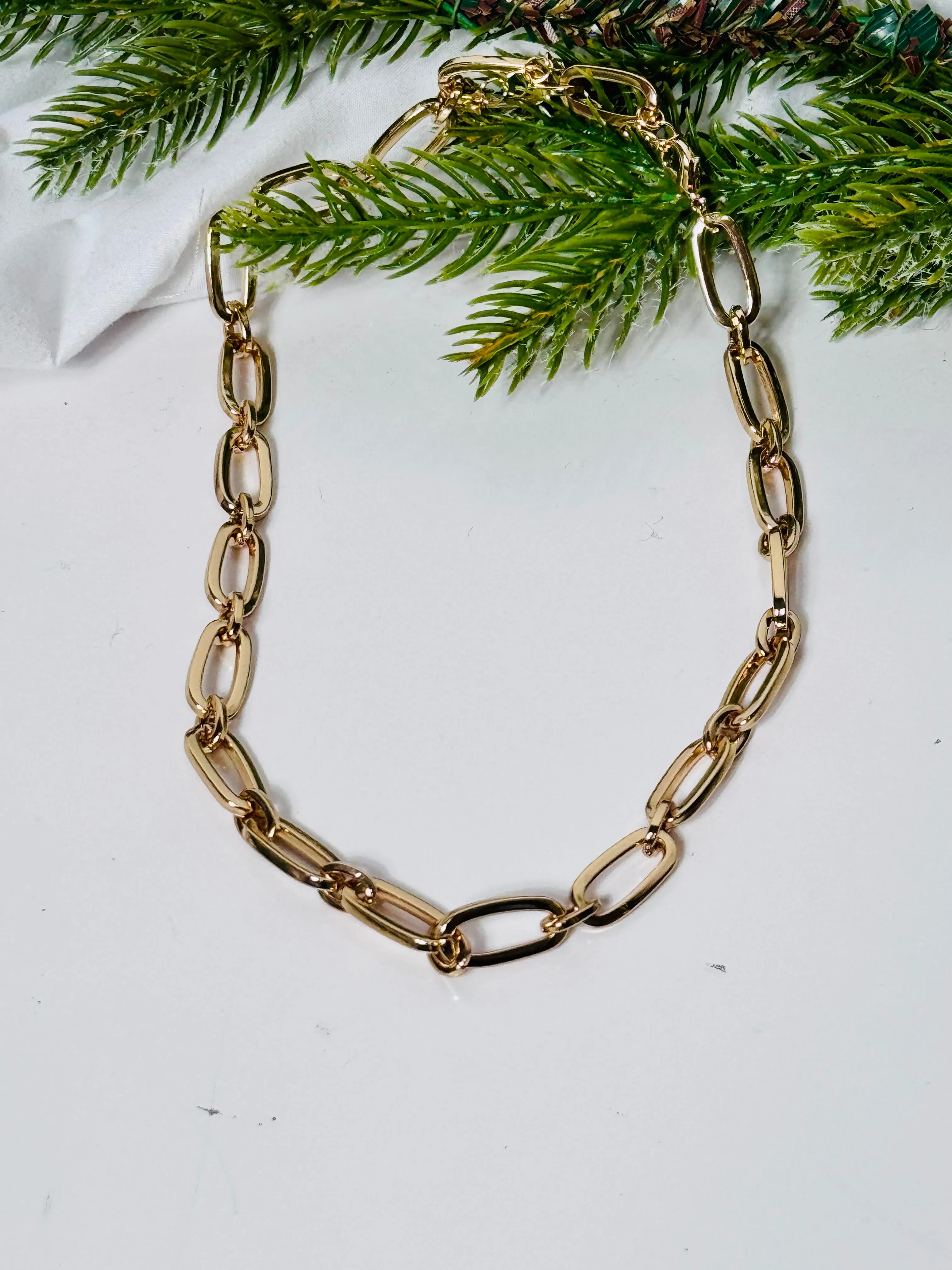 Asst Gold Chain Necklaces