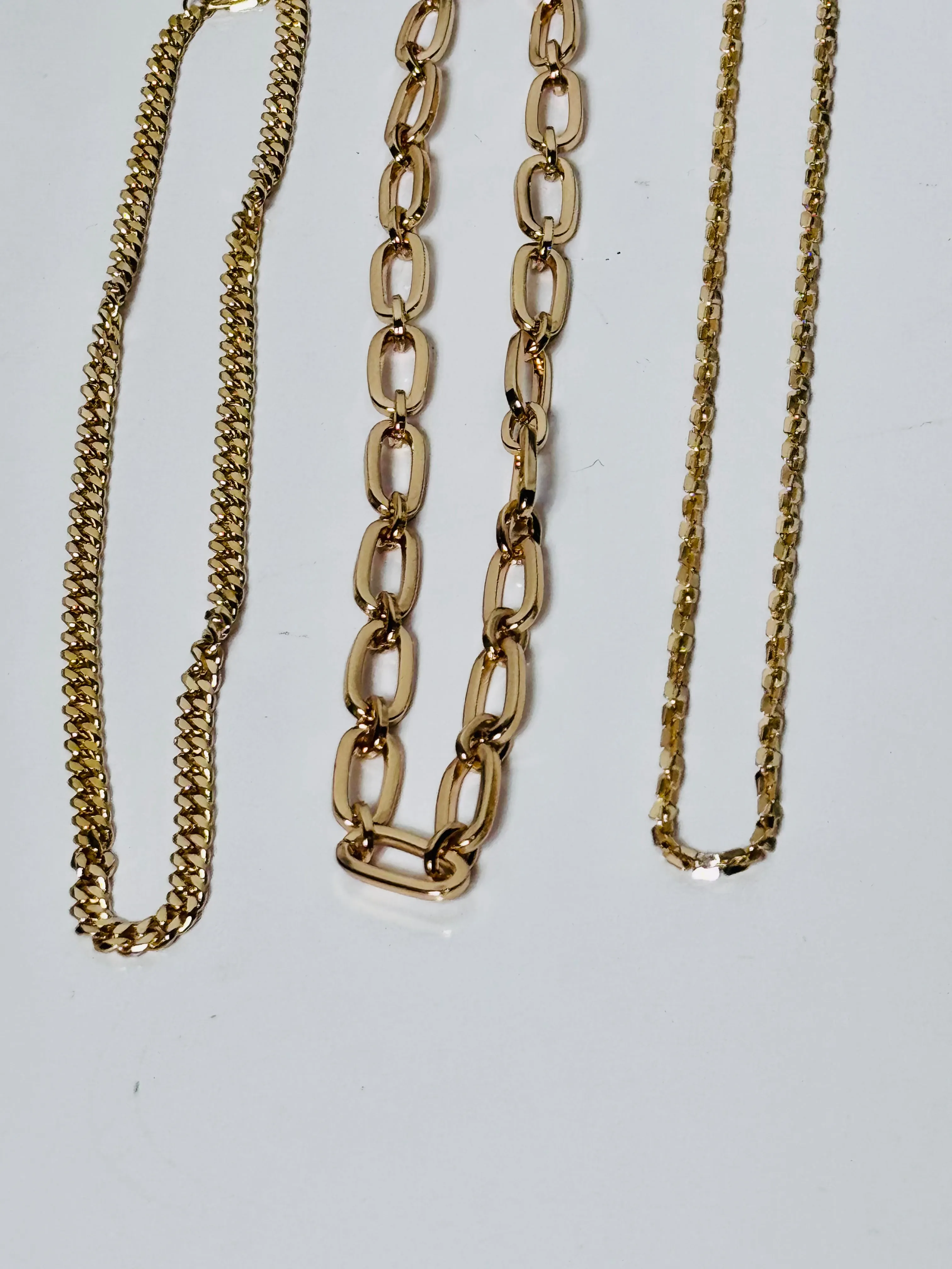 Asst Gold Chain Necklaces