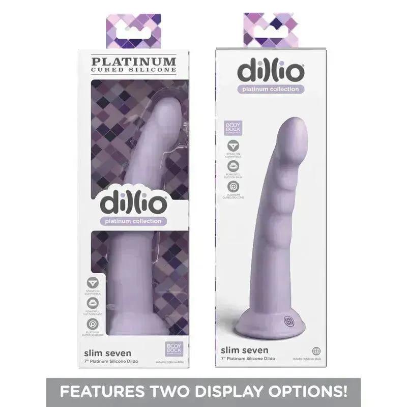 Dillio Platinum Slim Seven -  -  17.8 cm (7'') Dong