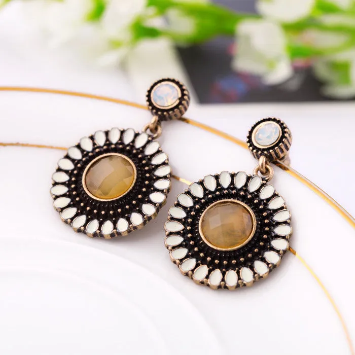 Fashion earrings accessories flower women's earrings vintage earrings