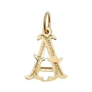 Gothic Initial Pendant