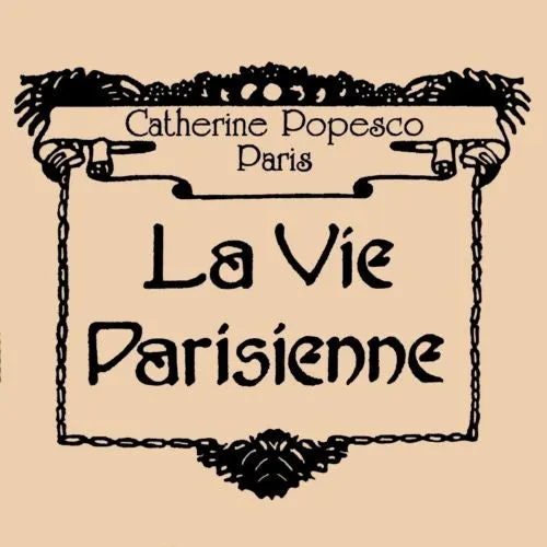 La Vie Parisienne Earrings Swarovski Double Crystal Popesco Blue Ice 6503G