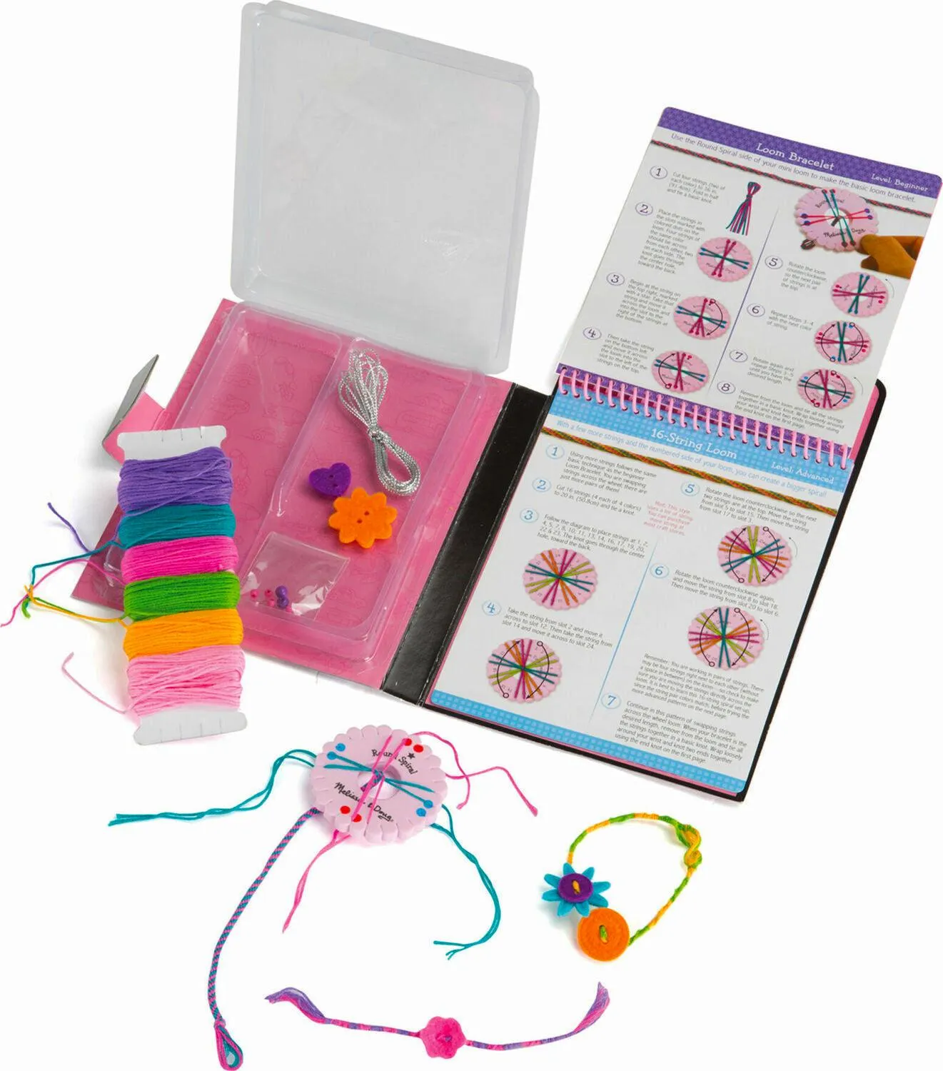 Melissa & Doug On the Go - Craft Activity Set - Friendship Bracelet