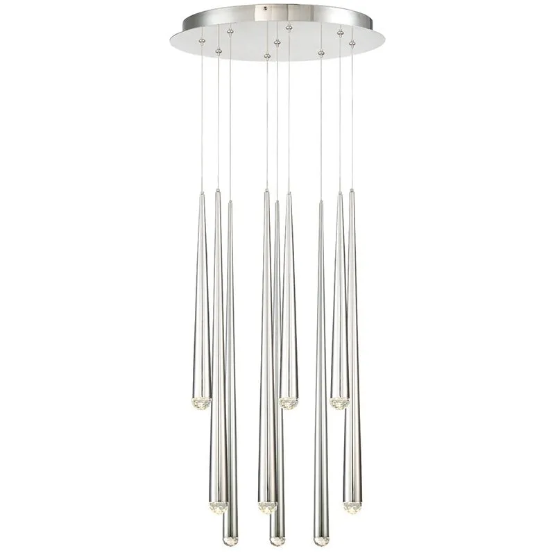 Modern Forms PD-41809R Cascade Flat 9-lt 17" LED Round Pendant