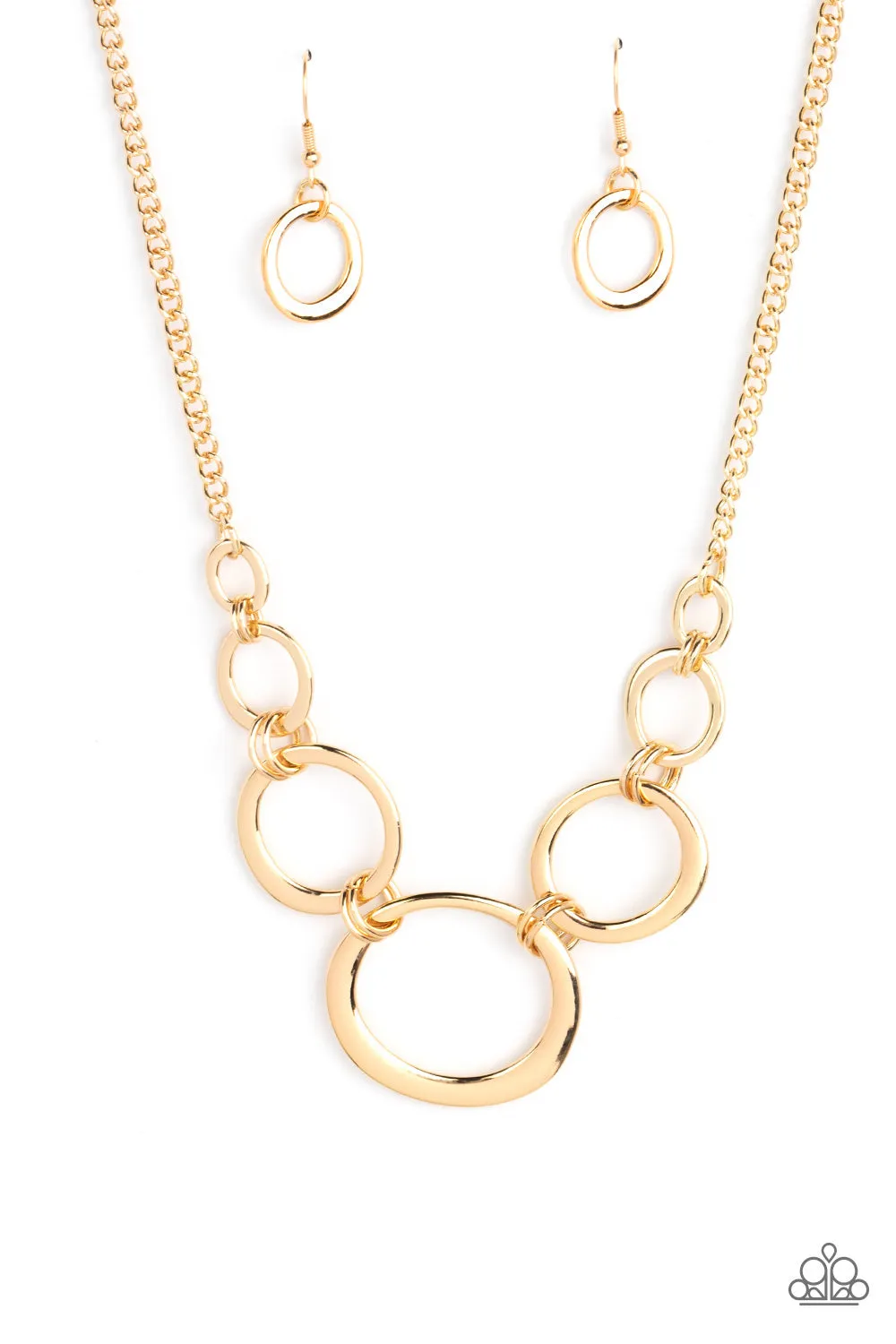 Necklaces Short Circuit - Gold N415