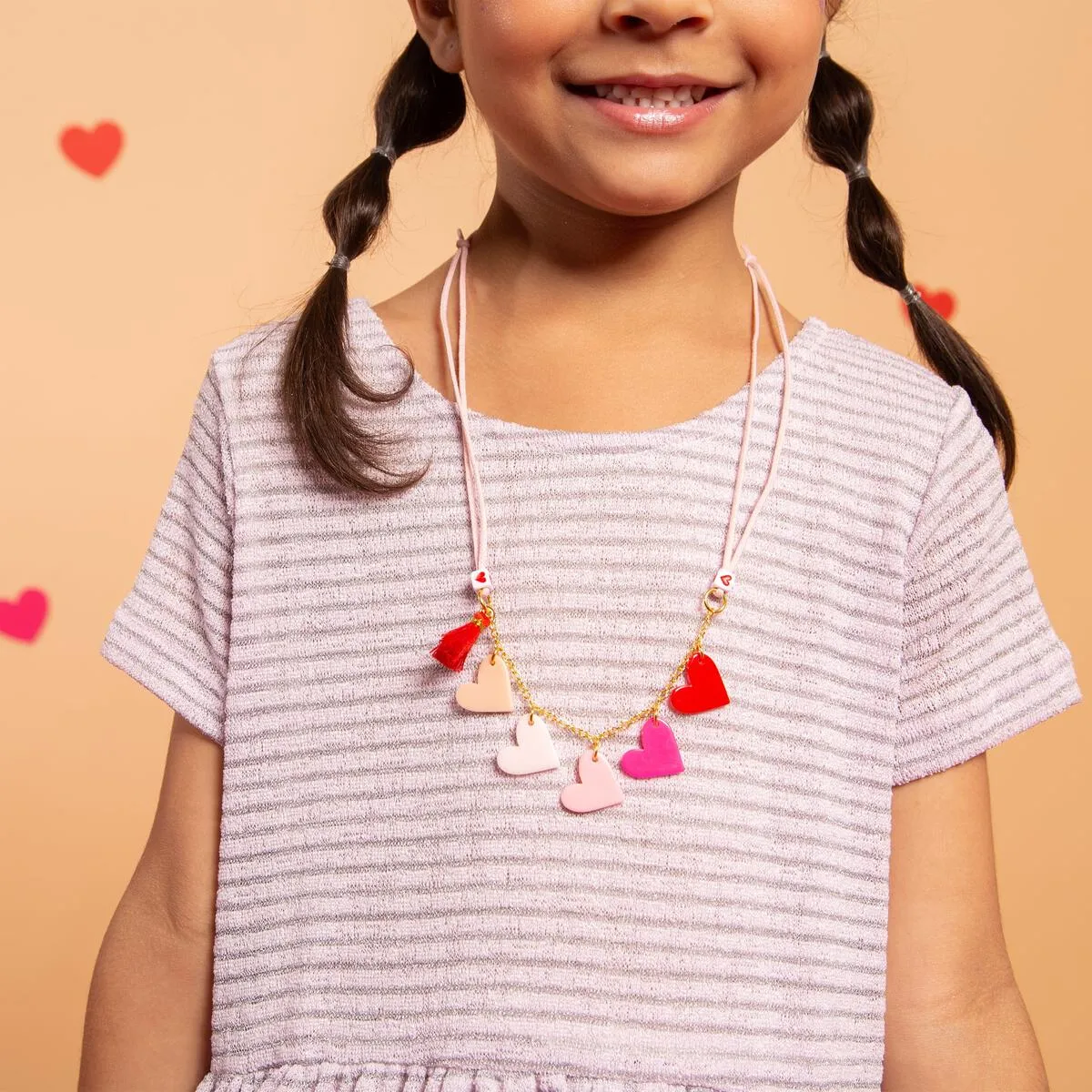 OMBRÉ HEARTS NECKLACE