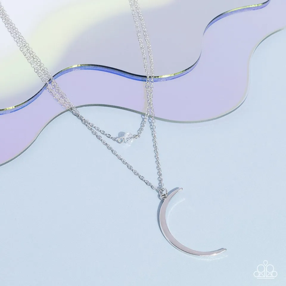 Paparazzi Necklace ~ Modern Moonbeam - White
