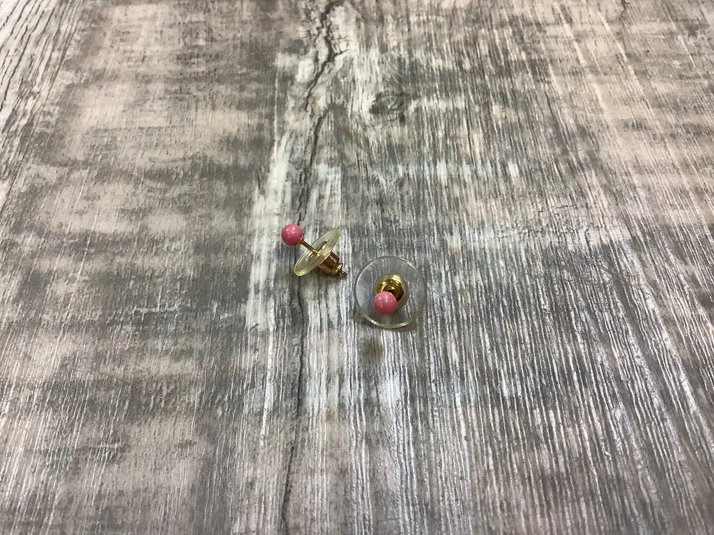 Rhodonite 3mm Stud Earrings