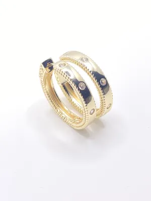 Roberto Hoop with CZ Detail