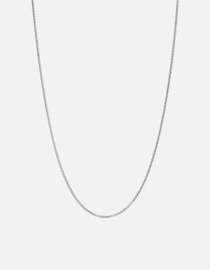 Venetian Chain Necklace, Sterling Silver